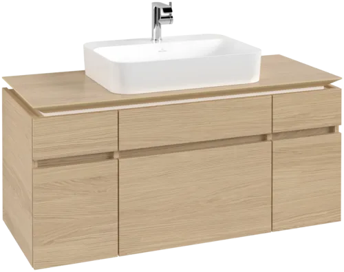 VILLEROY BOCH Legato toaletní skříňka, 5 výsuvů, 1200 x 550 x 500 mm, severský dub / severský dub #B75800VJ