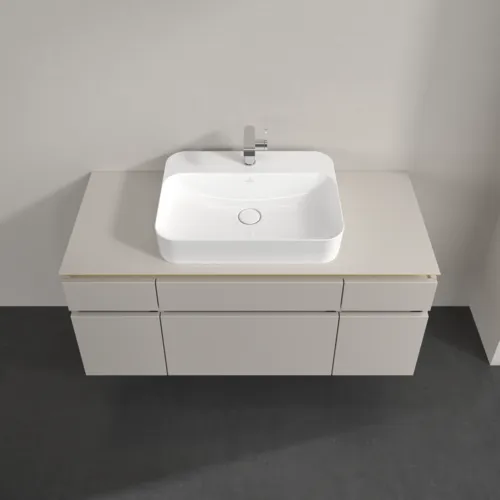 VILLEROY BOCH Legato toaletní skříňka, 5 výsuvů, 1200 x 550 x 500 mm, Soft Grey / Soft Grey #B75800VK, obrázek 4