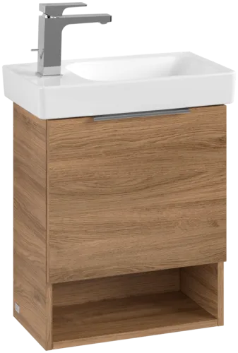 VILLEROY BOCH Toaletní skříňka Architectura, 1 dvířka, 430 x 520 x 273 mm, dub Kansas #B88401RH