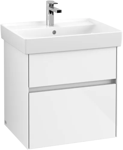 VILLEROY BOCH Toaletní skříňka Collaro, 2 výsuvy, 554 x 546 x 444 mm, lesklá bílá #C00800DH