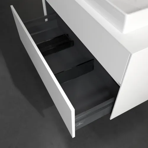 VILLEROY BOCH Collaro toaletní skříňka, 2 výsuvy, 1000 x 548 x 500 mm, bílá matná / bílá matná #C01800MS, obrázek 6