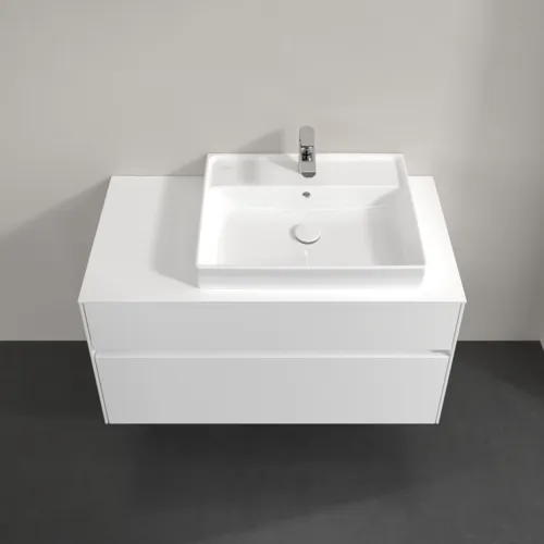 VILLEROY BOCH Collaro toaletní skříňka, 2 výsuvy, 1000 x 548 x 500 mm, bílá matná / bílá matná #C01800MS, obrázek 4