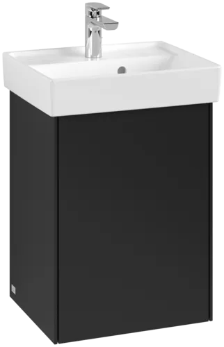 VILLEROY BOCH Toaletní skříňka Collaro, 1 dvířka, 410 x 546 x 344 mm, Volcano Black #C00500VL
