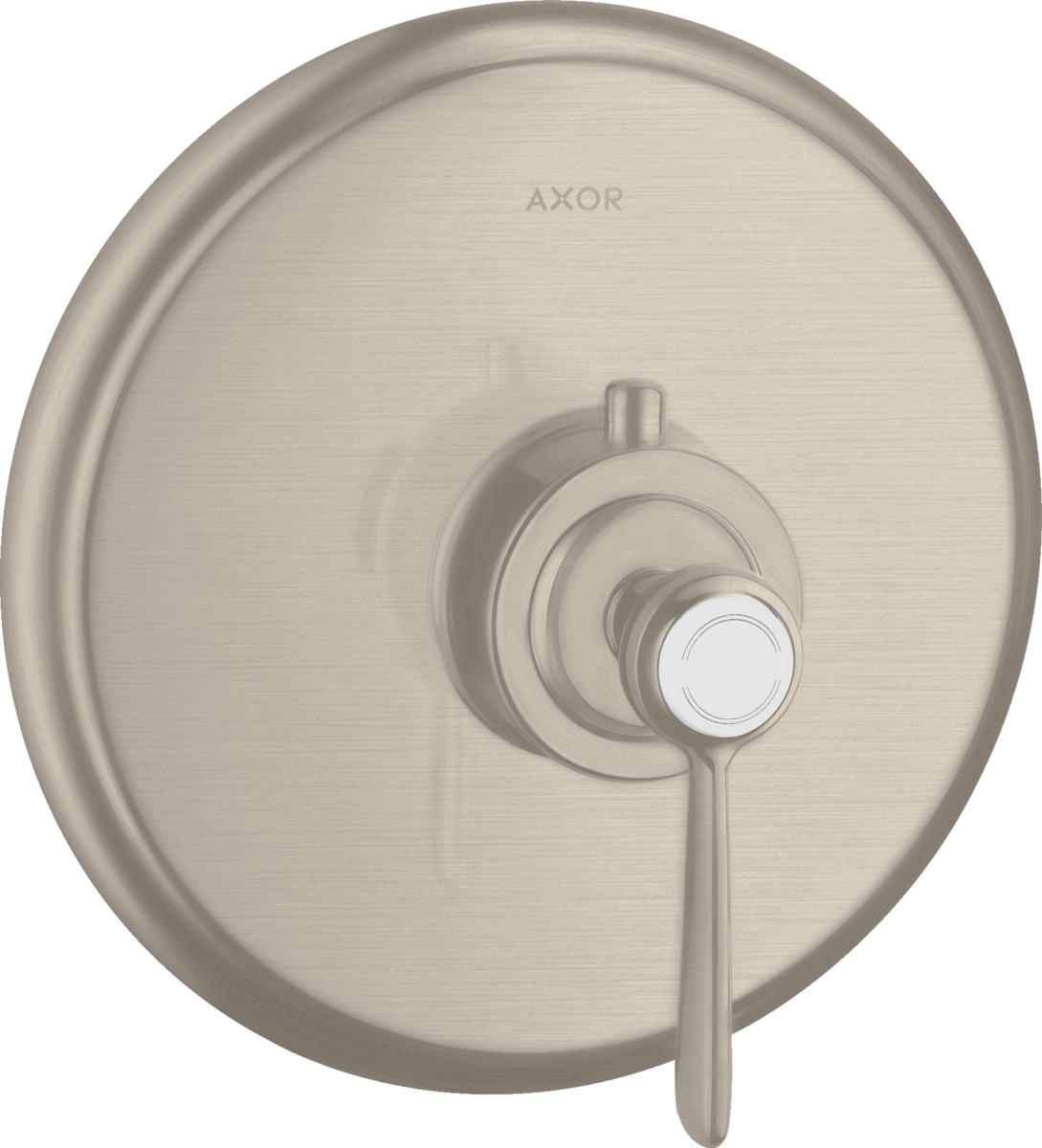 HANSGROHE AXOR Montreux Termostat s podomítkovou instalací s páčkovou rukojetí #16823820 - kartáčovaný nikl