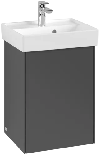 VILLEROY BOCH Toaletní skříňka Collaro, 1 dvířka, 410 x 546 x 344 mm, grafitová barva #C00500VR