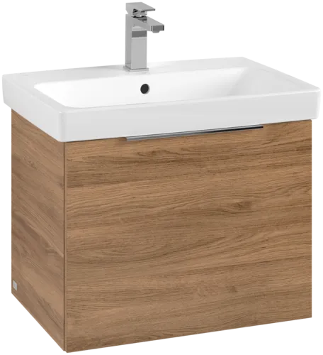VILLEROY BOCH Toaletní skříňka Architectura, 1 zásuvka, 600 x 470 x 438 mm, dub Kansas #B89000RH