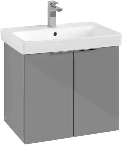 VILLEROY BOCH Toaletní skříňka Architectura, 2 dvířka, 600 x 520 x 439 mm, šedá #B89100VT