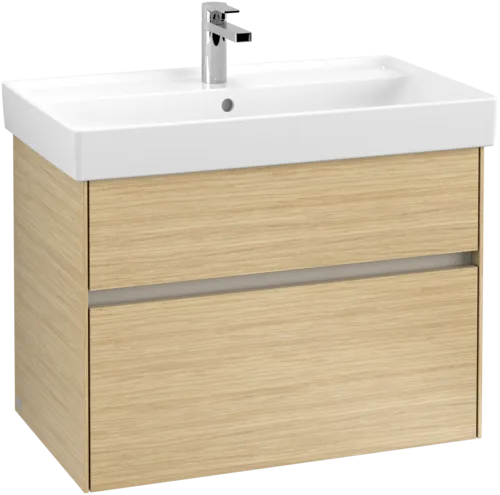 VILLEROY BOCH Toaletní skříňka Collaro, s osvětlením, 2 výsuvy, 754 x 546 x 444 mm, severský dub #C010B0VJ