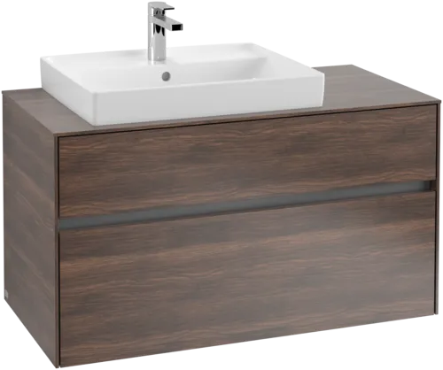 VILLEROY BOCH Toaletní skříňka Collaro, s osvětlením, 2 výsuvy, 1000 x 548 x 500 mm, Arizona Oak / Arizona Oak #C017B0VH