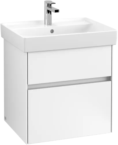 VILLEROY BOCH Toaletní skříňka Collaro, s osvětlením, 2 výsuvy, 554 x 546 x 444 mm, bílá matná #C008B0MS