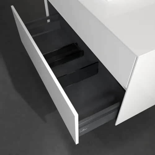 VILLEROY BOCH Collaro toaletní skříňka, s osvětlením, 2 výsuvy, 1000 x 548 x 500 mm, lesklá bílá / lesklá bílá #C014B0DH, obrázek 7