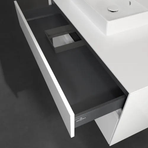 VILLEROY BOCH Collaro toaletní skříňka, s osvětlením, 2 výsuvy, 1000 x 548 x 500 mm, lesklá bílá / lesklá bílá #C014B0DH, obrázek 8
