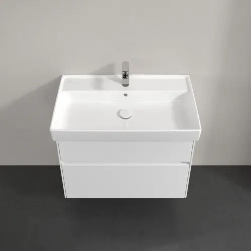 VILLEROY BOCH Toaletní skříňka Collaro, 2 výsuvy, 754 x 546 x 444 mm, bílá matná #C01000MS, obrázek 5
