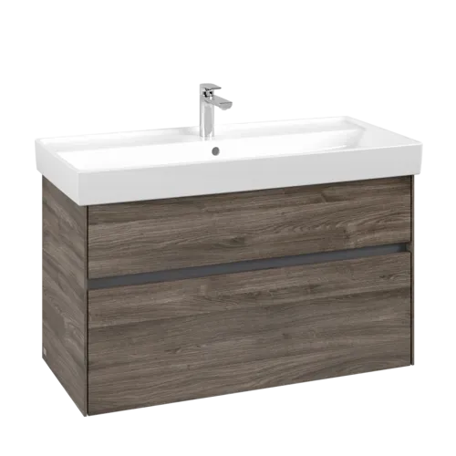 VILLEROY BOCH Toaletní skříňka Collaro, 2 výsuvy, 954 x 546 x 444 mm, dub kamenný #C01100RK