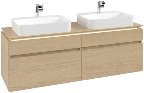 VILLEROY BOCH Legato toaletní skříňka, s osvětlením, 4 výsuvy, 1600 x 550 x 500 mm, severský dub / severský dub #B768L0VJ