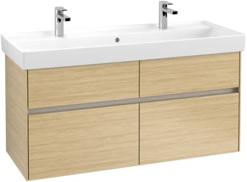 VILLEROY BOCH Toaletní skříňka Collaro, 4 výsuvy, 1154 x 546 x 444 mm, severský dub #C01200VJ