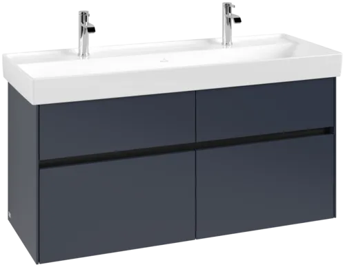 VILLEROY BOCH Toaletní skříňka Collaro, 4 zásuvky, 1154 x 546 x 444 mm, Marine Blue #C01200VQ
