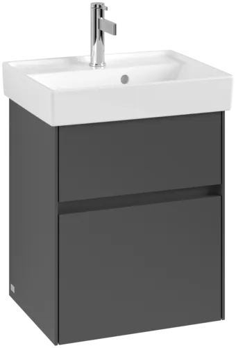 VILLEROY BOCH Toaletní skříňka Collaro, 2 výsuvy, 460 x 546 x 374 mm, grafitová barva #C00600VR