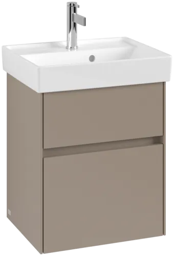 VILLEROY BOCH Toaletní skříňka Collaro, 2 výsuvy, 460 x 546 x 374 mm, taupe #C00600VM