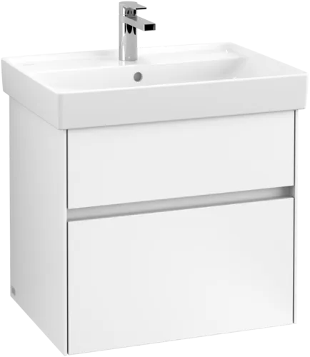VILLEROY BOCH Umyvadlová skříňka Collaro, s osvětlením, 2 výsuvy, 604 x 546 x 444 mm, bílá matná #C009B0MS