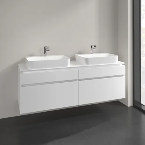 VILLEROY BOCH Legato toaletní skříňka, 4 výsuvy, 1600 x 550 x 500 mm, bílá matná / bílá matná #B76800MS, obrázek 2