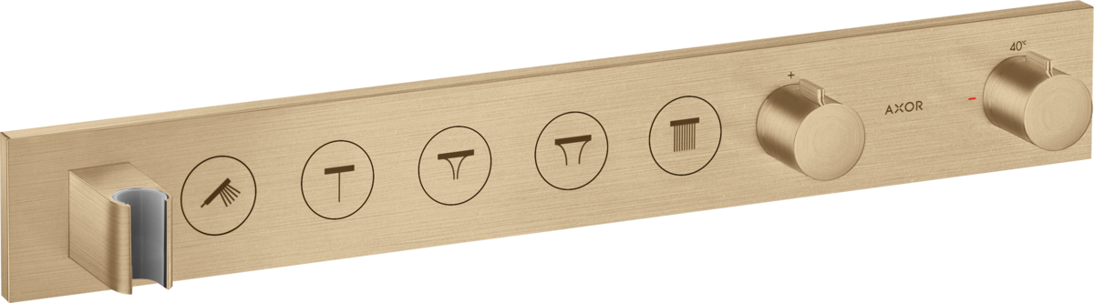 HANSGROHE AXOR ShowerSolutions Select 670/90 termostat pod omítku, 5 funkcí #18358140 - kartáčovaný bronz