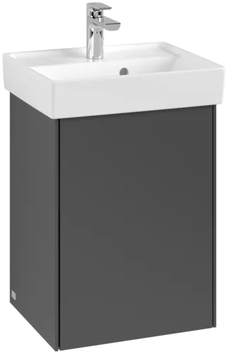 VILLEROY BOCH Toaletní skříňka Collaro, 1 dvířka, 410 x 546 x 344 mm, grafitová barva #C00501VR