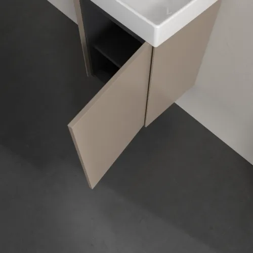 VILLEROY BOCH Toaletní skříňka Collaro, 1 dvířka, 410 x 546 x 344 mm, taupe #C00501VM, obrázek 6