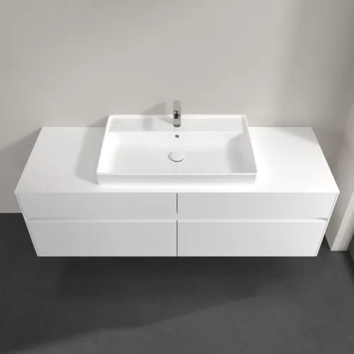 VILLEROY BOCH Toaletní skříňka Collaro, 4 výsuvy, 1600 x 548 x 500 mm, bílá matná / bílá matná #C02800MS, obrázek 4