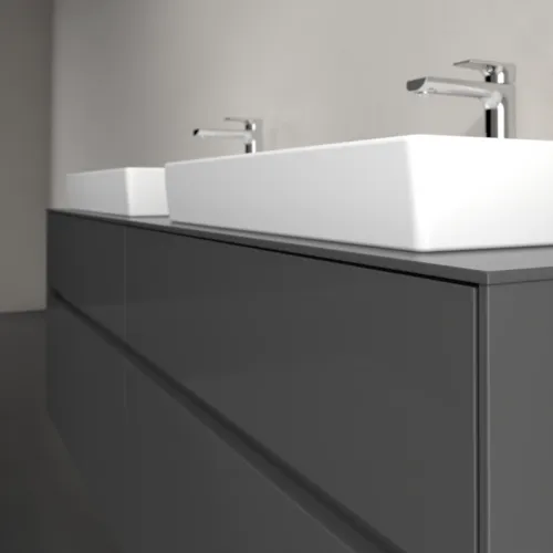 VILLEROY BOCH Toaletní skříňka Collaro, s osvětlením, 4 výsuvy, 1600 x 548 x 500 mm, lesklá šedá / lesklá šedá #C024B0FP, obrázek 6