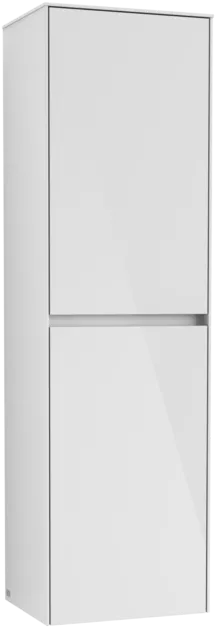 VILLEROY BOCH Vysoká skříňka Collaro, 2 dveře, 454 x 1538 x 349 mm, lesklá bílá / lesklá bílá #C03400DH