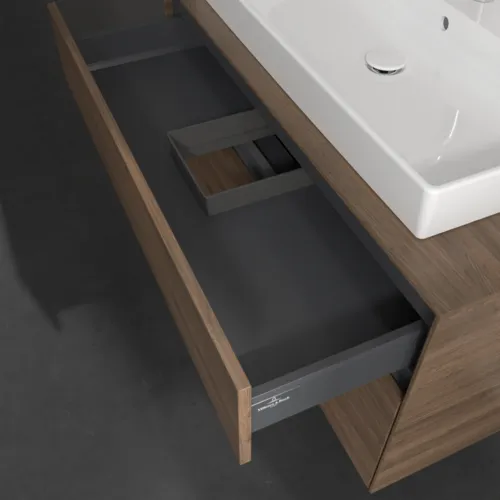 VILLEROY BOCH Toaletní skříňka Collaro, s osvětlením, 2 výsuvy, 1000 x 548 x 500 mm, Arizona Oak / Arizona Oak #C020B0VH, obrázek 8