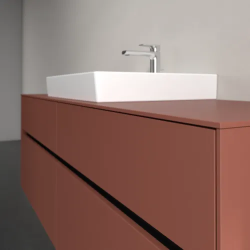 VILLEROY BOCH Toaletní skříňka Collaro, 4 výsuvy, 1600 x 548 x 500 mm, Vínově červená / Vínově červená #C02500AH, obrázek 5
