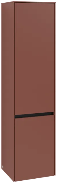 VILLEROY BOCH Vysoká skříň Collaro, 2 dveře, 404 x 1538 x 349 mm, Vínově červená / Vínově červená #C03301AH