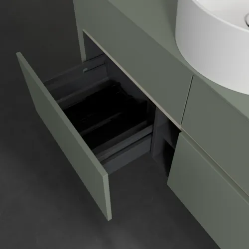VILLEROY BOCH Toaletní skříňka Collaro, 4 výsuvy, 1200 x 548 x 500 mm, Soft Green / Soft Green #C04100AF, obrázek 6