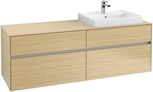 VILLEROY BOCH Toaletní skříňka Collaro, 4 výsuvy, 1600 x 548 x 500 mm, severský dub / severský dub #C02300VJ