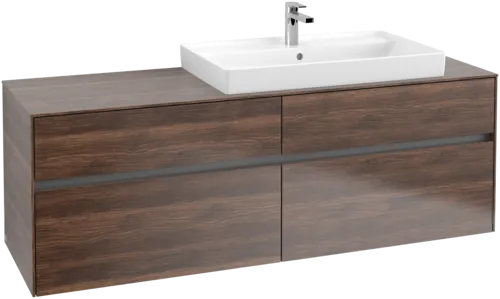 VILLEROY BOCH Toaletní skříňka Collaro, s osvětlením, 4 výsuvy, 1600 x 548 x 500 mm, Arizona Oak / Arizona Oak #C027B0VH