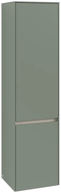 VILLEROY BOCH Vysoká skříň Collaro, 2 dveře, 404 x 1538 x 349 mm, Soft Green / Soft Green #C03300AF