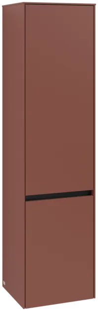 VILLEROY BOCH Vysoká skříň Collaro, 2 dveře, 404 x 1538 x 349 mm, Vínově červená / Vínově červená #C03300AH