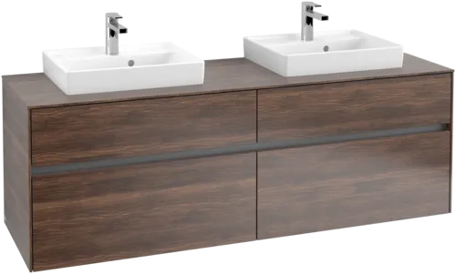 VILLEROY BOCH Toaletní skříňka Collaro, s osvětlením, 4 výsuvy, 1600 x 548 x 500 mm, Arizona Oak / Arizona Oak #C021B0VH
