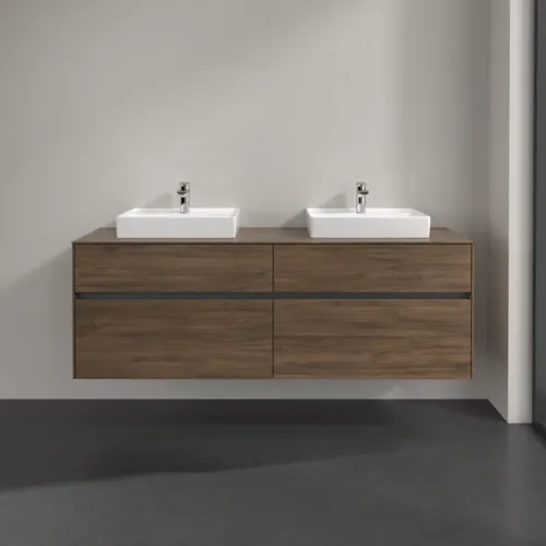 VILLEROY BOCH Toaletní skříňka Collaro, s osvětlením, 4 výsuvy, 1600 x 548 x 500 mm, Arizona Oak / Arizona Oak #C021B0VH, obrázek 3