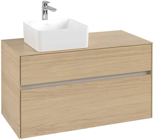 VILLEROY BOCH Toaletní skříňka Collaro, 2 výsuvy, 1000 x 548 x 500 mm, severský dub / severský dub #C03900VJ
