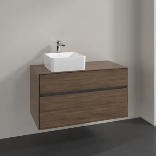 VILLEROY BOCH Toaletní skříňka Collaro, 2 výsuvy, 1000 x 548 x 500 mm, Arizona Oak / Arizona Oak #C03900VH, obrázek 2