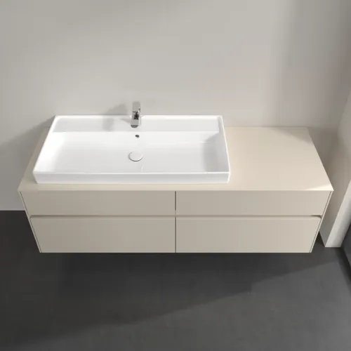 VILLEROY BOCH Toaletní skříňka Collaro, 4 výsuvy, 1600 x 548 x 500 mm, Cashmere Grey / Cashmere Grey #C02900VN, obrázek 4