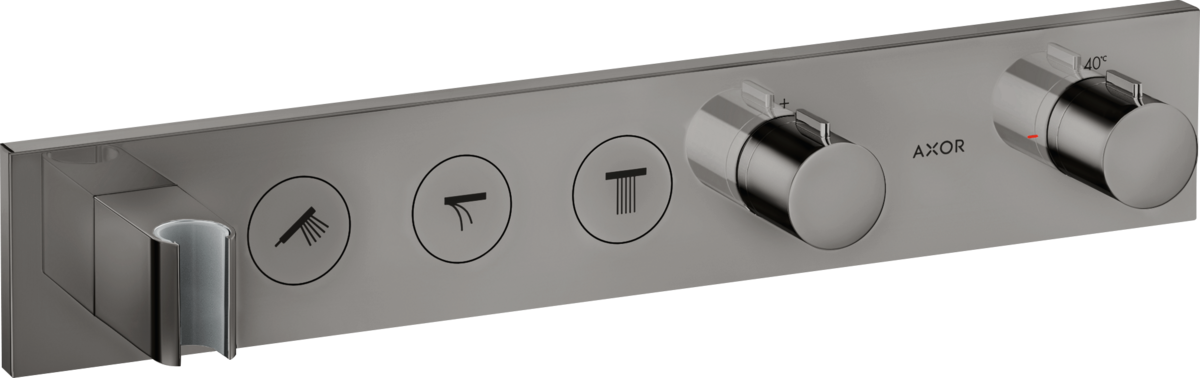 HANSGROHE Axor ShowerSolutions term. modul Select 530/90 pod omítku, 3 funkce #18356330 - černý chrom
