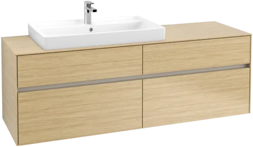 VILLEROY BOCH Toaletní skříňka Collaro, s osvětlením, 4 výsuvy, 1600 x 548 x 500 mm, severský dub / severský dub #C026B0VJ