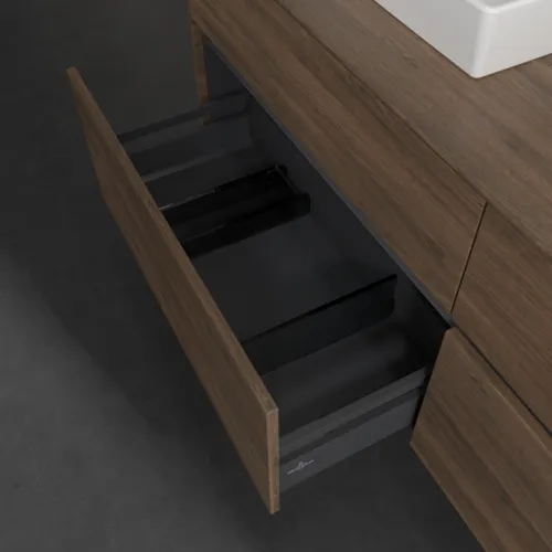 VILLEROY BOCH Toaletní skříňka Collaro, 4 výsuvy, 1600 x 548 x 500 mm, Arizona Oak / Arizona Oak #C02100VH, obrázek 6