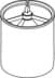 Obrázek Membránová zápachová uzávěra TECEdrainline pro „snížený“ sifon 660016
