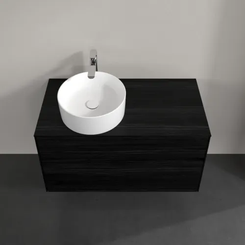 VILLEROY BOCH Toaletní skříňka Collaro, 2 výsuvy, 1000 x 548 x 500 mm, černý dub / černý dub #C03900AB, obrázek 4