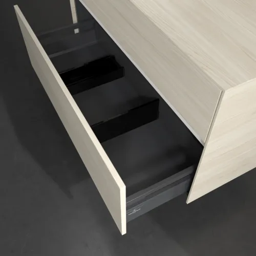 VILLEROY BOCH Toaletní skříňka Collaro, 2 výsuvy, 1000 x 548 x 500 mm, bílý dub / bílý dub #C03900AA, obrázek 6